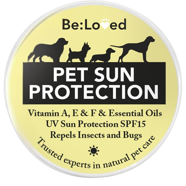 Be Loved sun protection balm for pets (British brand)