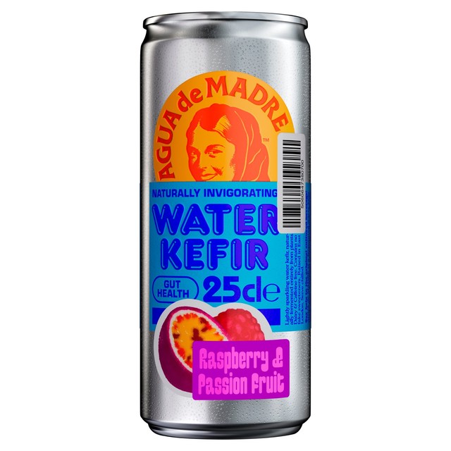 Agua de Madre water kefir raspberry passionfruit - British product