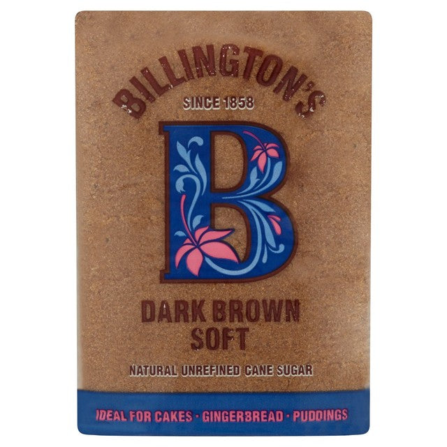 Billington's dark brown soft sugar 500g - British product