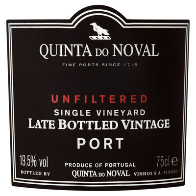 بورت فينتيج كلاسيك معبأ في الزجاجة متأخرًا وغير مصفى من Quinta do Noval بحجم 75cl