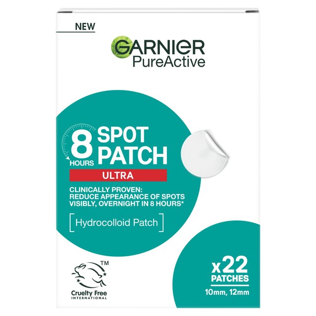 Garnier Pure Active ultra invisible blemish patches 22 count - British product