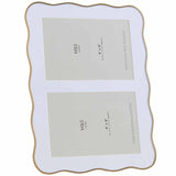 M&S Wiggle double photo frame 4x6 gold (British brand)
