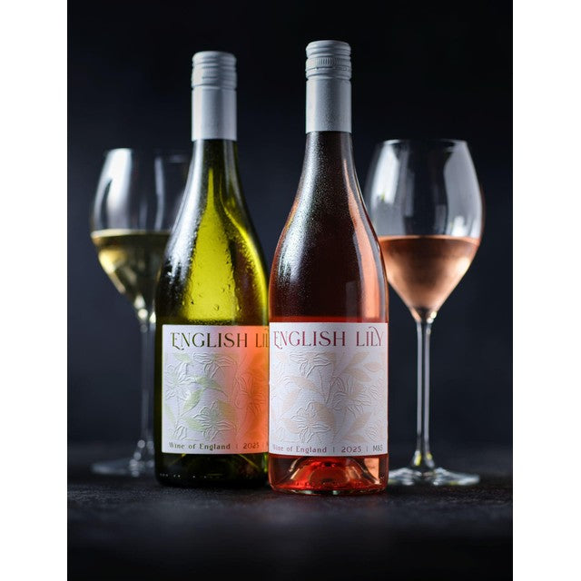 M&S English Lily Rose English rosé wine, imported from the UK