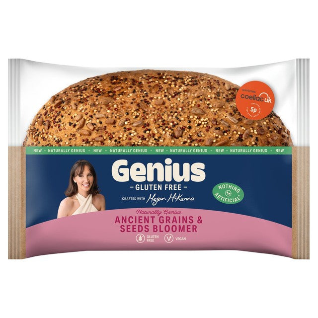 Genius Gluten Free Ancient Grains & Seeds Bloomer 400g, UK version