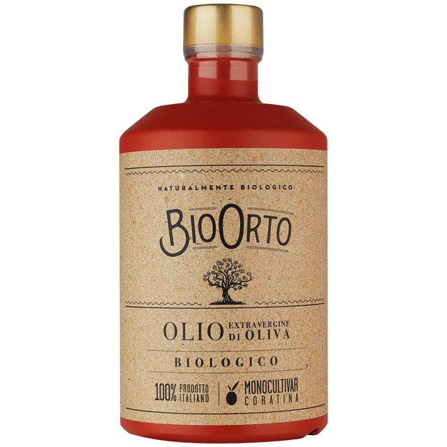 Bio Orto extra virgin olive oil monocultivar Coratina 500ml - British product