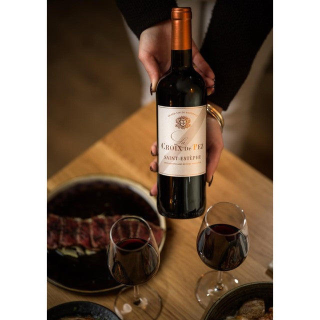 DE pez Saint Estephe red wine 75cl, UK version