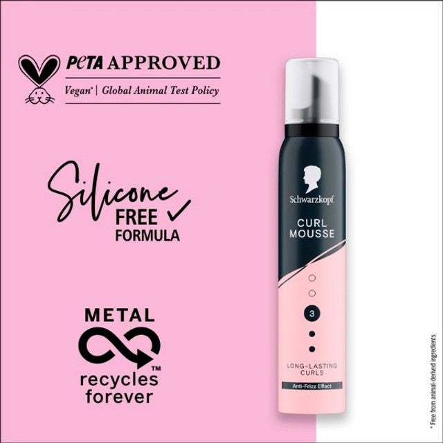 Schwarzkopf Curl Mousse 200ml (British brand)