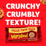 Maryland chocolate chip cookies twin pack 400g, imported from the UK