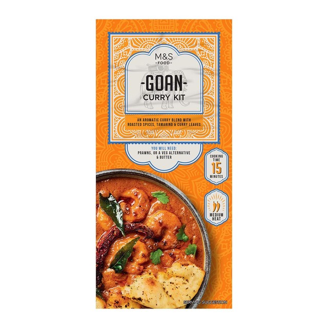 M&S Goan Curry Kit 225g sachet imported from the UK