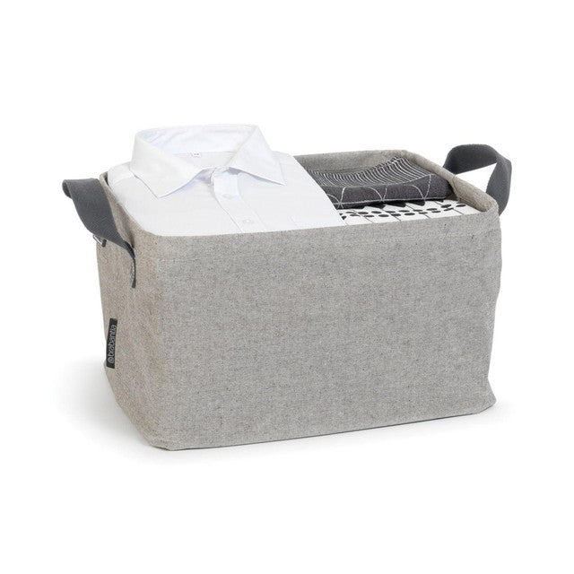 Brabantia Grey Foldable Laundry Basket 44cm height - British product