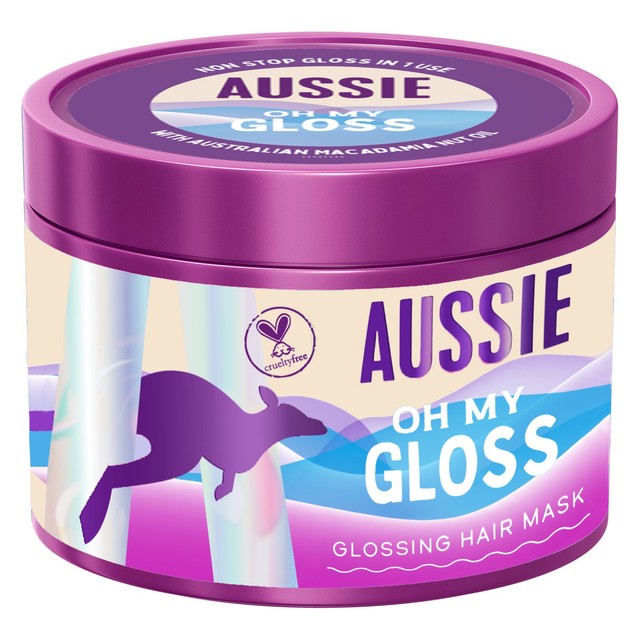 Aussie Oh My Gloss hair mask 500ml - British product