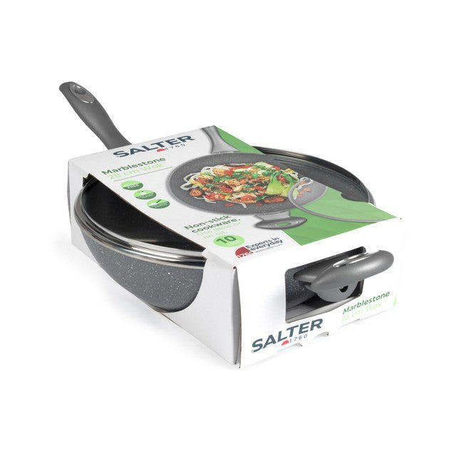 UP Global Products Salter Marblestone Grey wok 28cm (British brand)