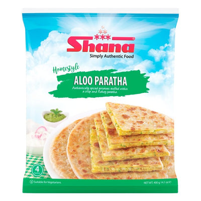 Shana Homestyle Aloo Paratha Frossen Fylt Flatbrød 400 g
