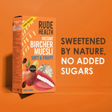 Rude Health Bircher Muesli 375g, imported from the UK