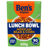 Bens Original Lunch Bowl Mexican Style Beans Corns Wholegrain Rice 220g