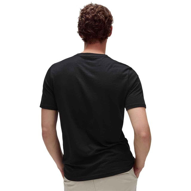 M&S men's cotton crew neck t-shirt black size S, imported from the UK