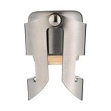 Viners Champagne Bottle Stopper silver stainless steel finish (British brand)