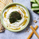 M&S Labneh Dip with Herb Dressing 170g, imported from the UK