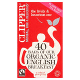 Clipper Organic English Breakfast tea bags 40 pack - British product