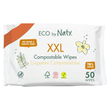 Naty XXL baby wipes 50pk, imported from the UK