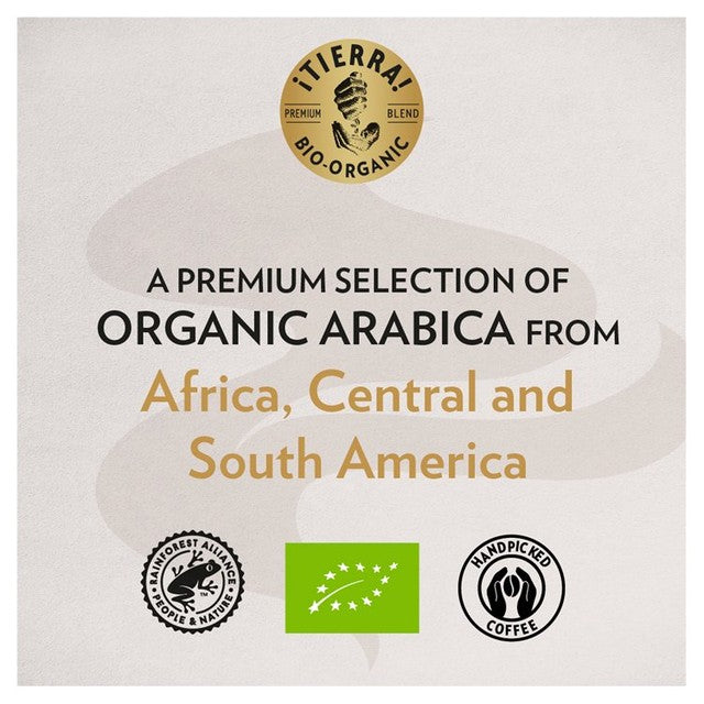 Lavazza Tierra Organic ground coffee 180g, UK version