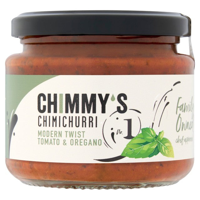 Chimmy's Modern Twist chimichurri sauce, imported from the UK