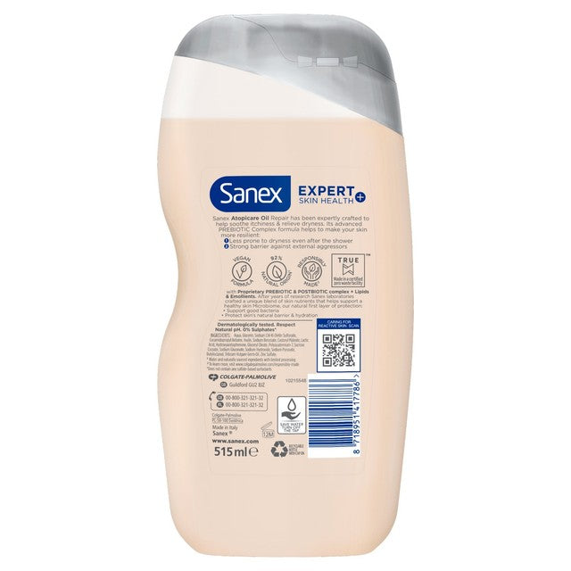 Sanex Atopicare Oil Repair body wash 515ml (British brand)