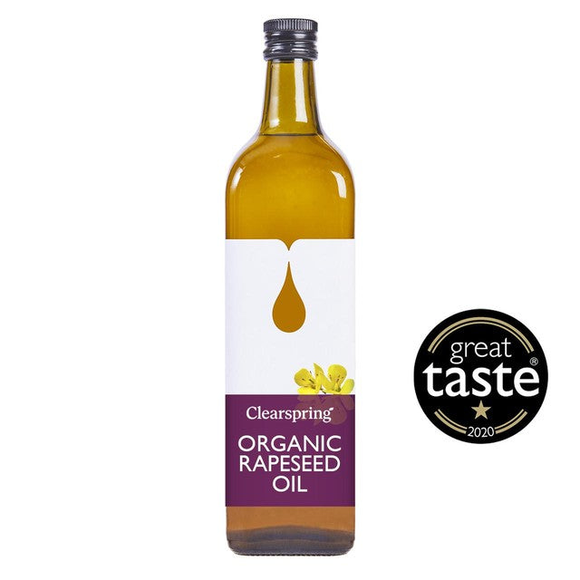 Clearspring Organic Cold Pressed Rapeseed Oil 1L - British product