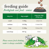 Forthglade senior wet dog food turkey 395g - British product