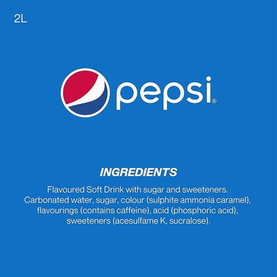 Pepsi Regular Cola Erfrischungsgetränk 2L