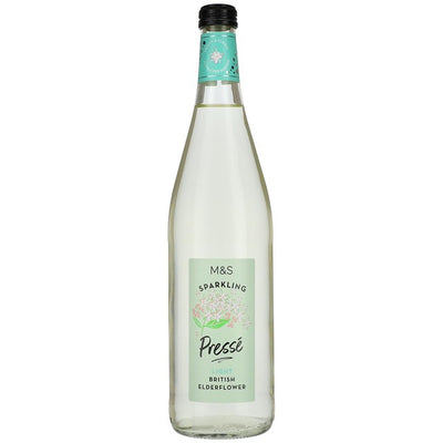 M&S M&S Sparkling Light British Elderflower Presse Cordial 750ml- Buy online at McGrocer
