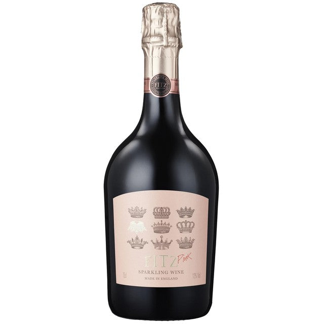 Fitz Pink English Sparkling Wine 75cl - British product