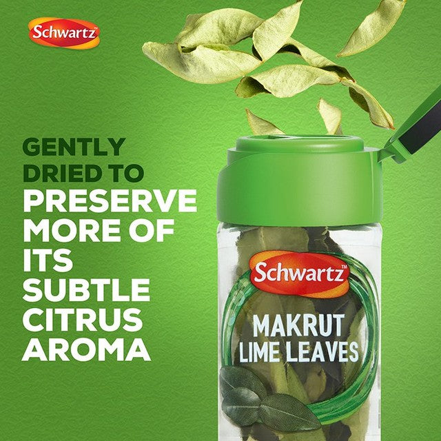 Schwartz Makrut Lime Leaves jar (British brand)