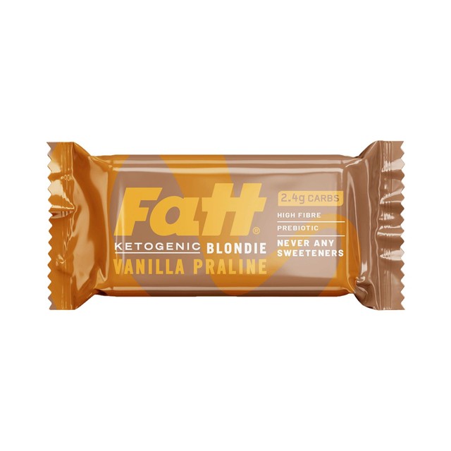 Fatt vanilla praline high fibre keto blondie, UK version