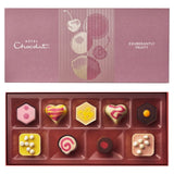 Hotel Chocolat Exuberantly Fruity chocolate box with nine flavours, UK version