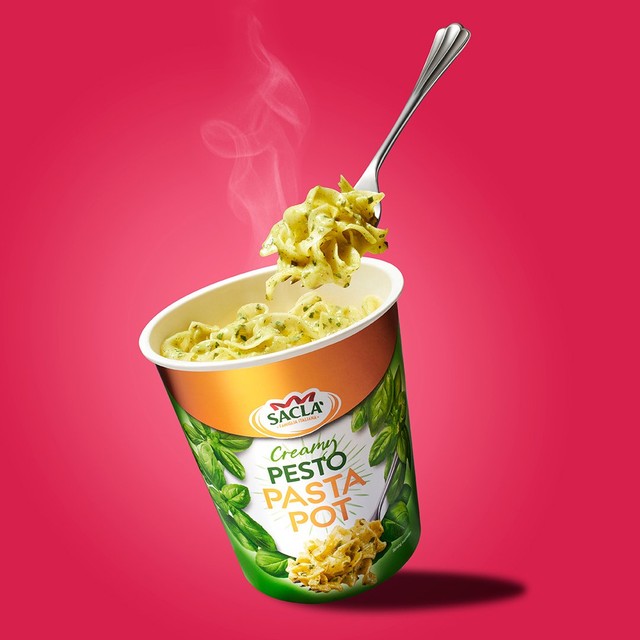 Sacla Creamy Pesto Pasta Pot 80g (British brand)