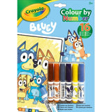 Crayola Bluey colouring book set with washable markers - British product