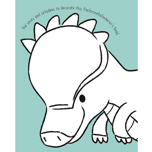 Igloo Books dinosaur sponge art painting set (British brand)