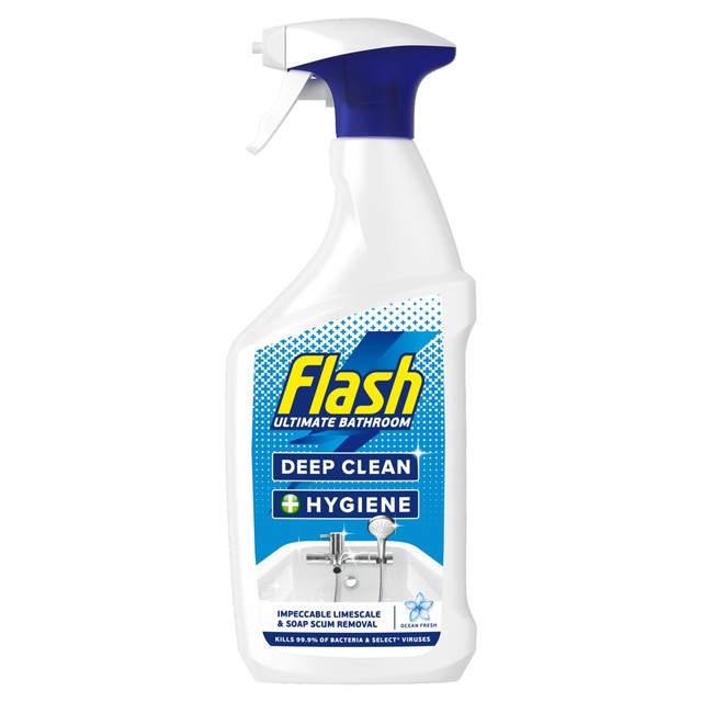 Flash antibacterial bathroom spray 800ml - British product