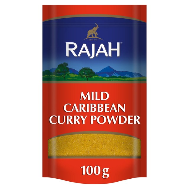 Rajah Mild Caribbean curry powder 100g, imported from the UK
