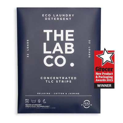 M&S The Lab Co. Eco-Friendly Laundry Detergent Sheets Non Bio Relaxing Scent 32 Loads- Buy online at McGrocer