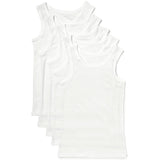 M&S boys pure cotton vests 13-14 years white, imported from the UK