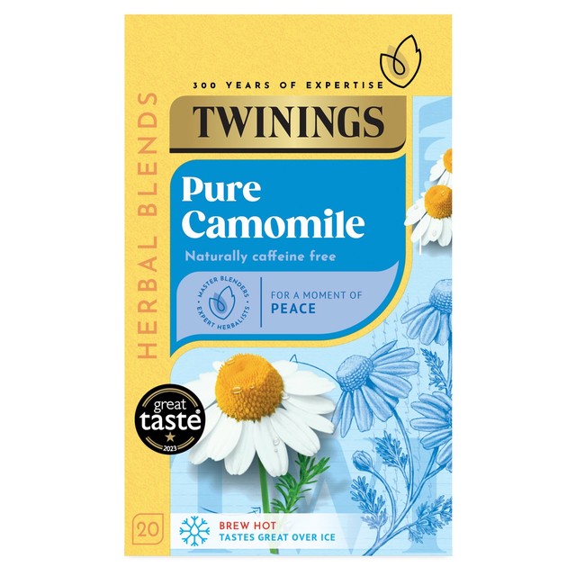 Twinings camomile tea herbal infusion (British brand)