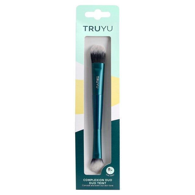 Truyu dual-ended complexion brush for foundation and concealer - British product