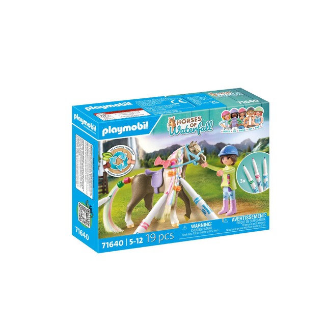 Playmobil Horses of Waterfall toy set, imported from the UK