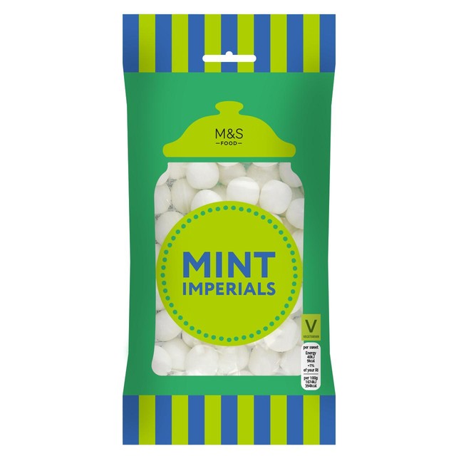 M&S Mint Imperials mint flavoured sweets 225g, imported from the UK