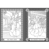 Igloo Books Disney Princess colouring book with stickers (British brand)