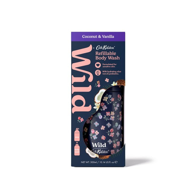 Wild body wash starter pack with Cath Kidston case, UK version