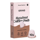 Grind hazelnut coffee pods 10 pack, UK version