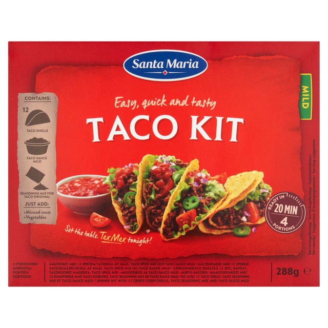 Santa Maria Taco Kit Mild 288g (British brand)